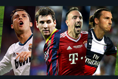 CR7, Messi, Ribery o Ibra - ¿El más influyente?